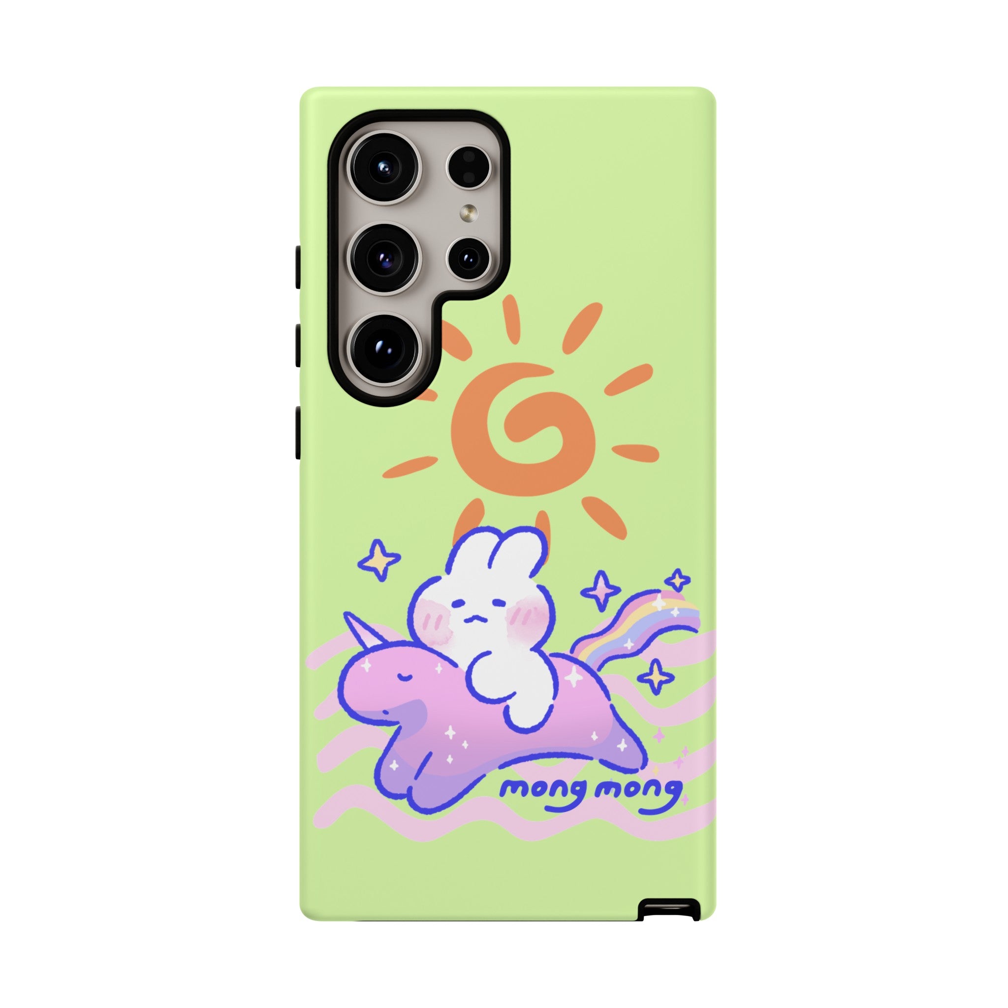 Lovely Mong Mong Ride a Unicorn Phone Case